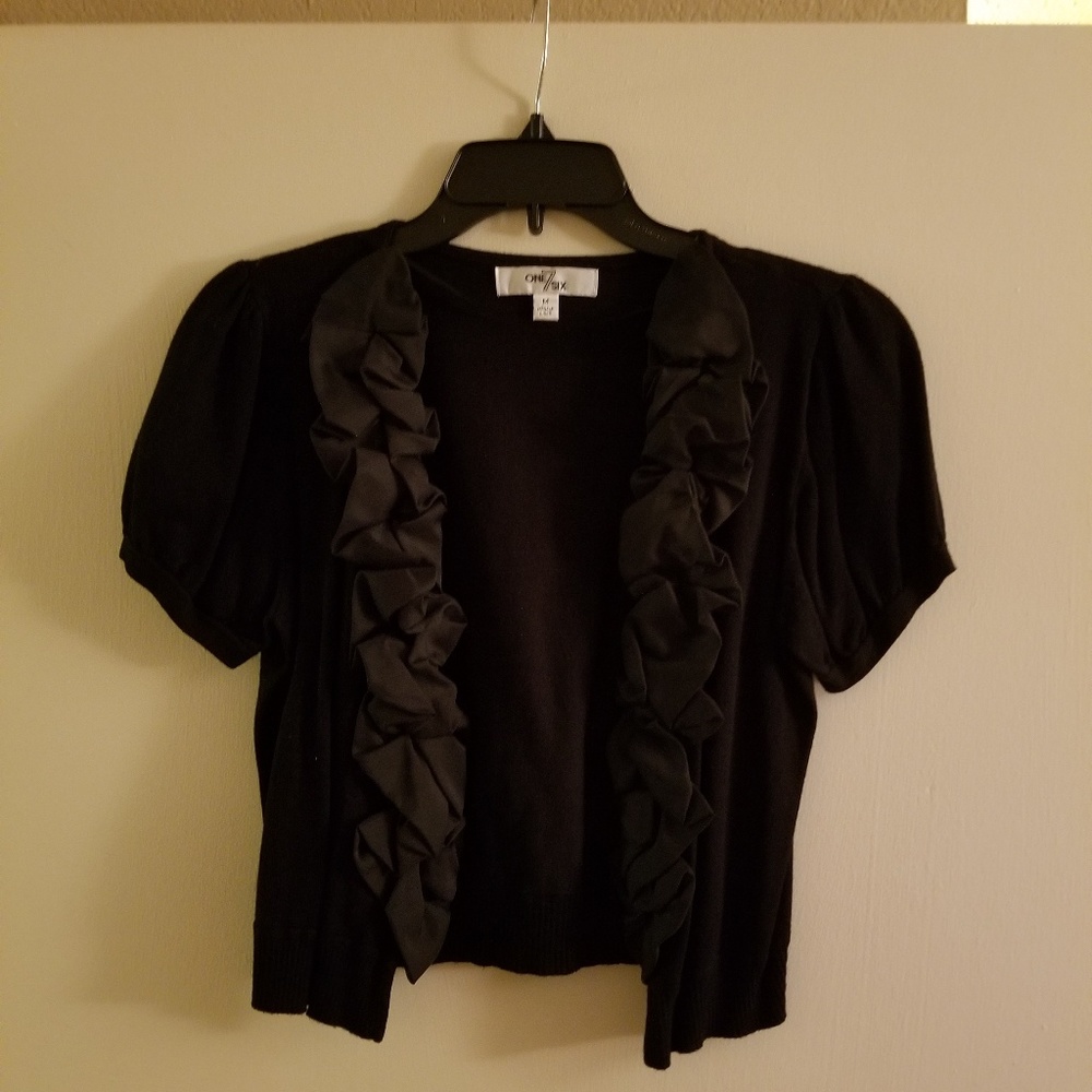 One 7 Six Black Sweater